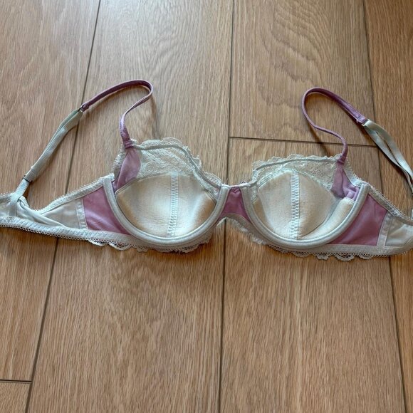 Topshop blue and lilac lace bra with underwire - Picture 2 of 6